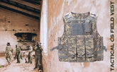 CS Field Vest Outdoor Ultra-Light Breathable Training Vest Adjustable for Adults Encryption Polyester ACU Camo Camoflage